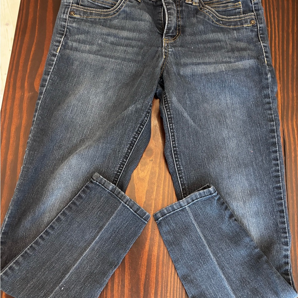 Democracy Dark Blue Straight Leg Jeans